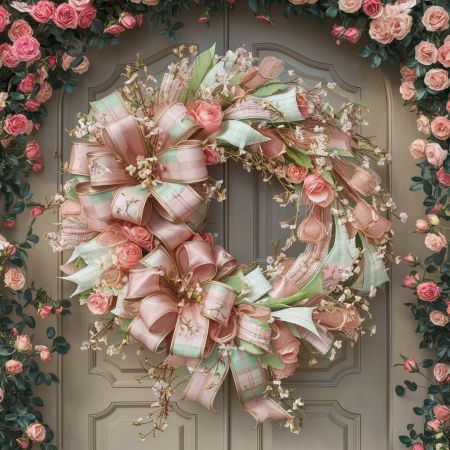 Spring time Floral Wreath